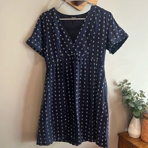 Madewell dress xs navy blue